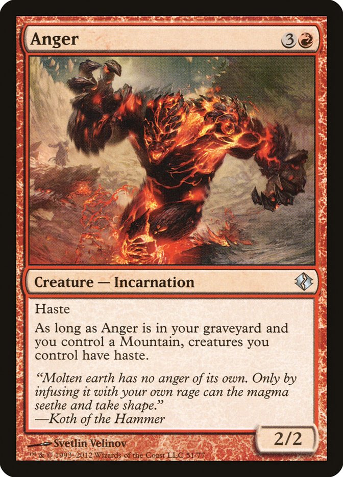 Anger [Duel Decks: Venser vs. Koth] | Exor Games New Glasgow