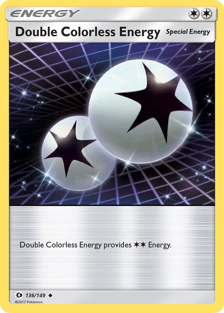 Double Colorless Energy (136/149) [Sun & Moon: Base Set] | Exor Games New Glasgow