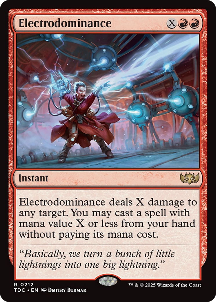 Electrodominance [Tarkir: Dragonstorm Commander] | Exor Games New Glasgow