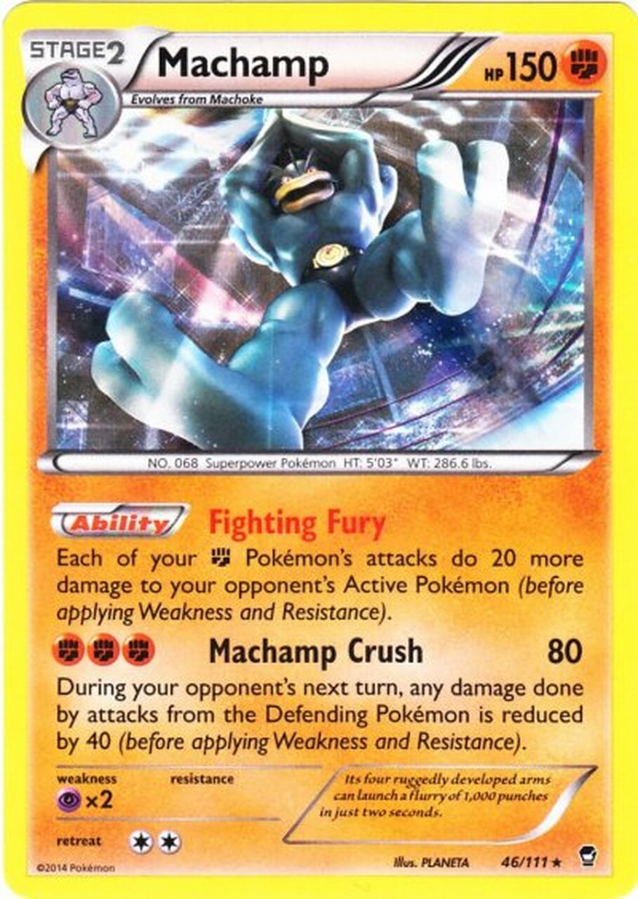 Machamp (46/111) [XY: Furious Fists] | Exor Games New Glasgow