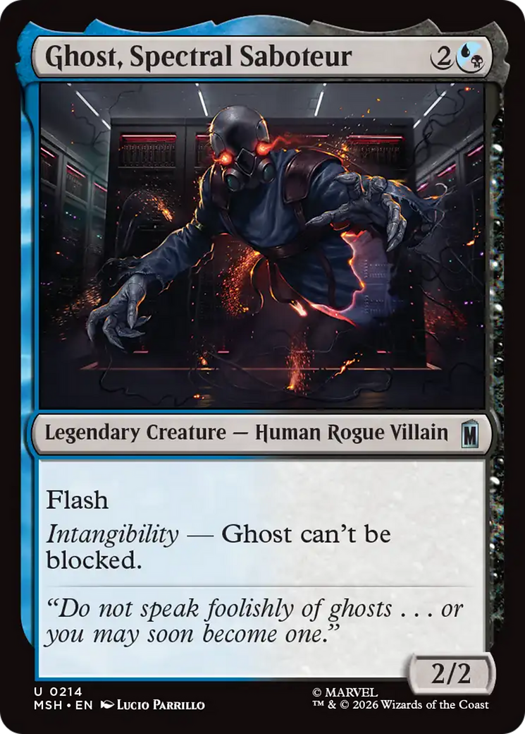 Ghost, Spectral Saboteur [Marvel Super Heroes] | Exor Games New Glasgow