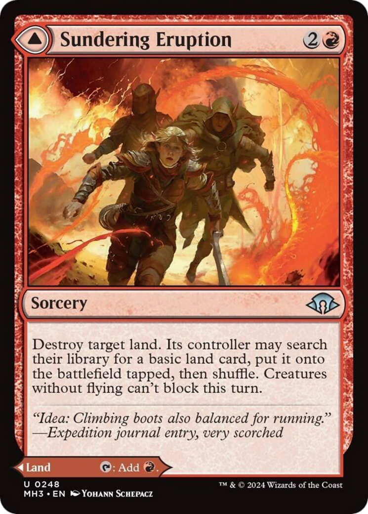 Sundering Eruption // Volcanic Fissure [Modern Horizons 3] | Exor Games New Glasgow
