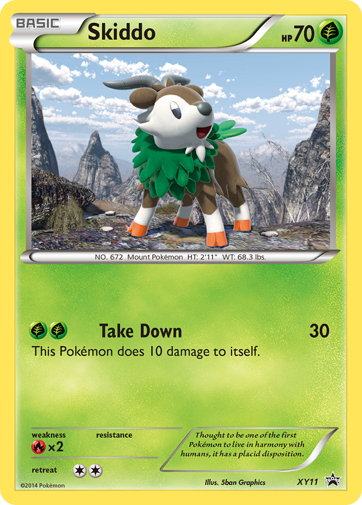 Skiddo (XY11) [XY: Black Star Promos] | Exor Games New Glasgow