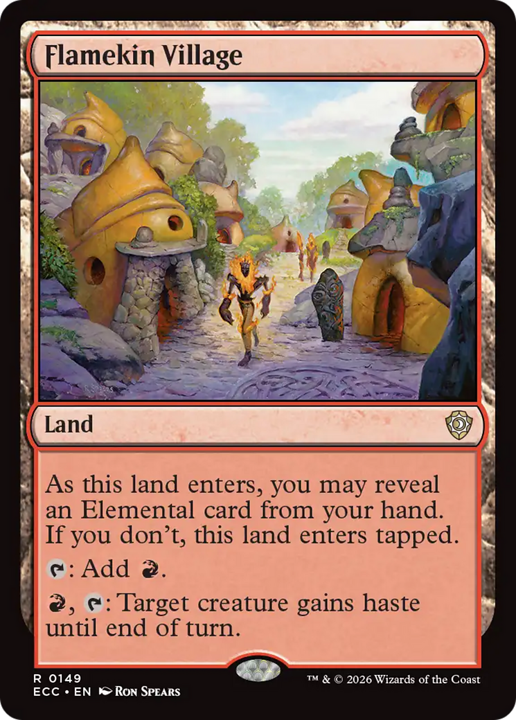 Flamekin Village [Lorwyn Eclipsed Commander] | Exor Games New Glasgow