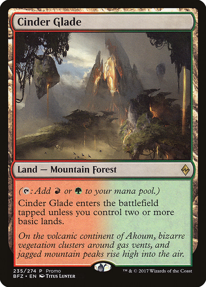 Cinder Glade (Promo) [Standard Showdown Promos] | Exor Games New Glasgow