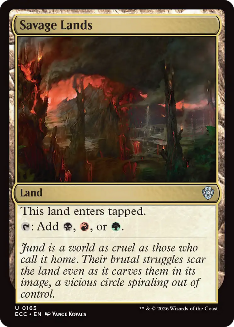 Savage Lands [Lorwyn Eclipsed Commander] | Exor Games New Glasgow