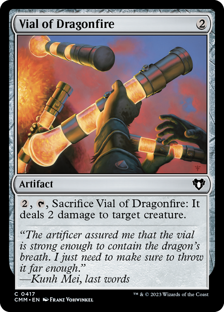 Vial of Dragonfire [Commander Masters] | Exor Games New Glasgow