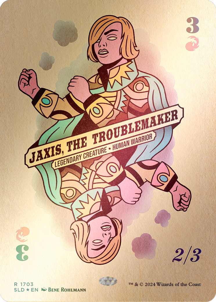 Jaxis, the Troublemaker (Rainbow Foil) [Secret Lair Drop Series] | Exor Games New Glasgow