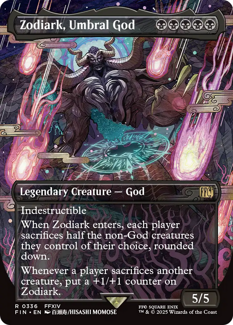 Zodiark, Umbral God (Borderless) [FINAL FANTASY] | Exor Games New Glasgow