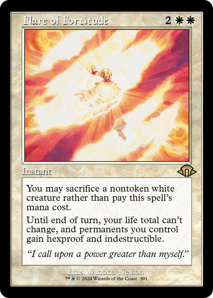 Flare of Fortitude (Retro) [Modern Horizons 3] | Exor Games New Glasgow