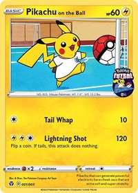 Pikachu on the Ball (001/005) [Miscellaneous Cards] | Exor Games New Glasgow