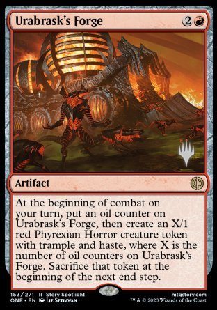 Urabrask's Forge (Promo Pack) [Phyrexia: All Will Be One Promos] | Exor Games New Glasgow