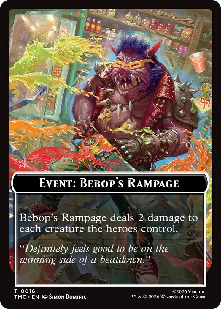 Event: Bebop's Rampage [Teenage Mutant Ninja Turtles Commander Tokens] | Exor Games New Glasgow