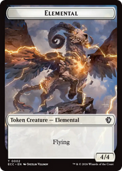 Copy // Elemental (0002) Double-Sided Token [Lorwyn Eclipsed Tokens] | Exor Games New Glasgow