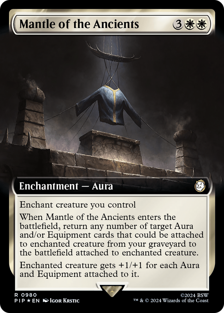 Mantle of the Ancients (Extended Art) (Surge Foil) [Fallout] | Exor Games New Glasgow