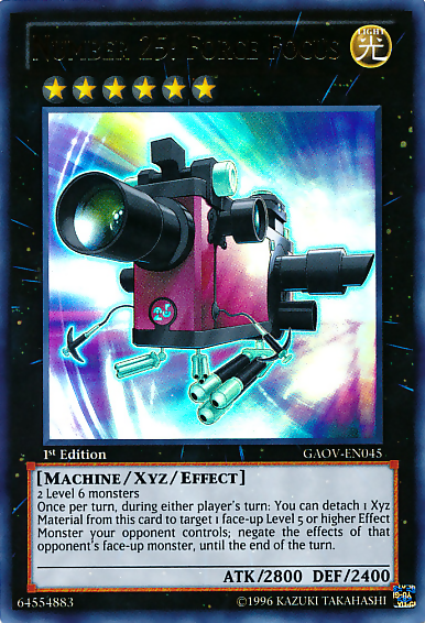Number 25: Force Focus [GAOV-EN045] Ultra Rare | Exor Games New Glasgow