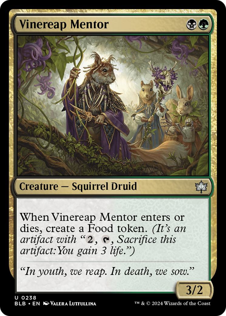 Vinereap Mentor [Bloomburrow] | Exor Games New Glasgow