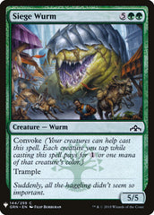 Siege Wurm [Mystery Booster] | Exor Games New Glasgow