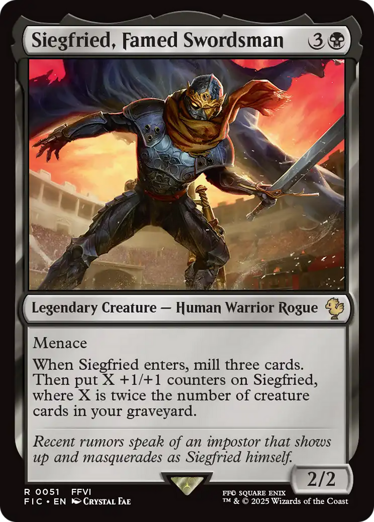 Siegfried, Famed Swordsman [FINAL FANTASY Commander] | Exor Games New Glasgow