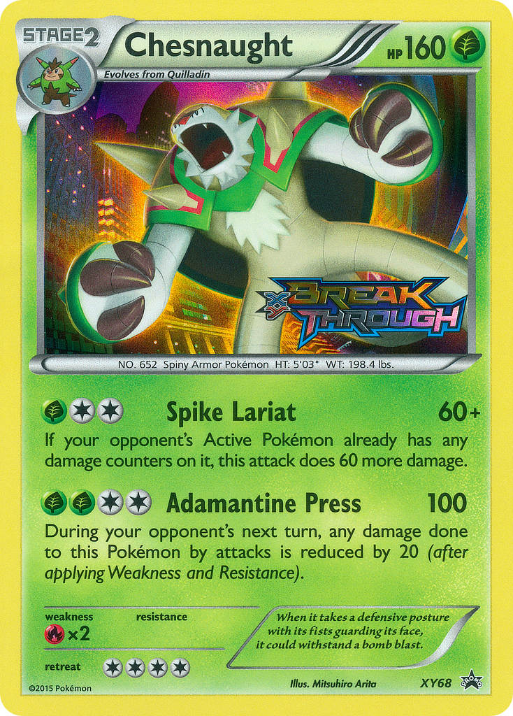 Chesnaught (XY68) [XY: Black Star Promos] | Exor Games New Glasgow