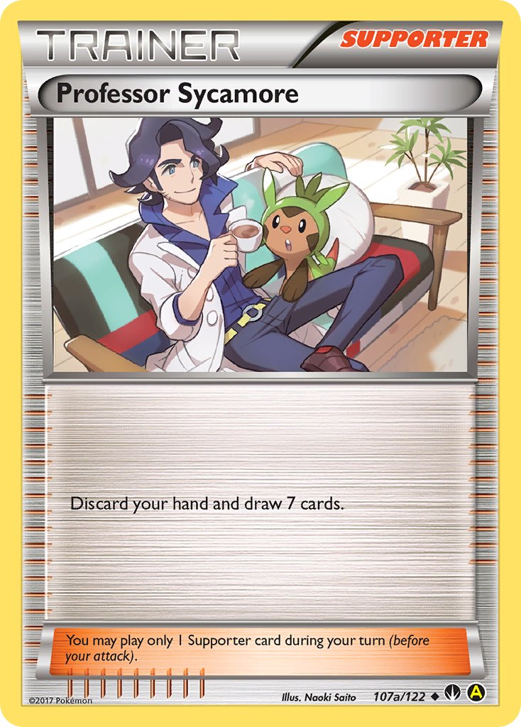 Professor Sycamore (107a/122) [Alternate Art Promos] | Exor Games New Glasgow