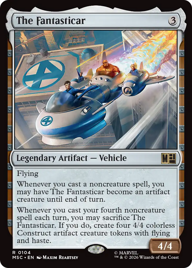 The Fantasticar (Surge Foil) [Marvel Super Heroes Commander] | Exor Games New Glasgow