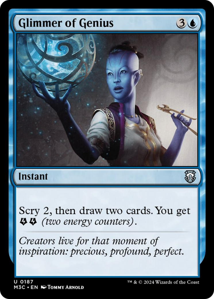 Glimmer of Genius (Ripple Foil) [Modern Horizons 3 Commander] | Exor Games New Glasgow