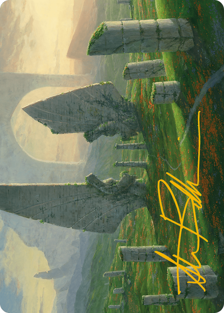 Monumental Henge Art Card (Gold-Stamped Signature) [Modern Horizons 3 Art Series] | Exor Games New Glasgow