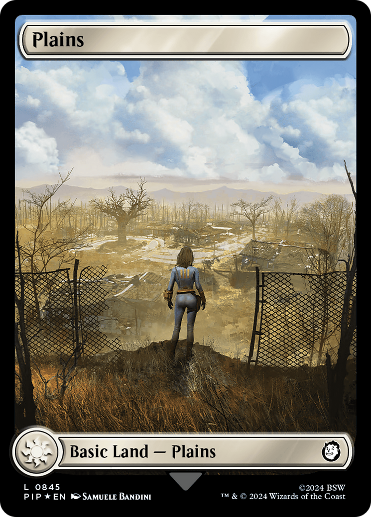 Plains (0845) (Surge Foil) [Fallout] | Exor Games New Glasgow