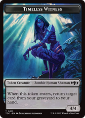 Goat // Timeless Witness Double-Sided Token [Tarkir: Dragonstorm Commander Tokens] | Exor Games New Glasgow