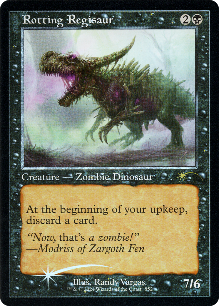 Rotting Regisaur (Retro Frame) [Secret Lair Drop Series] | Exor Games New Glasgow