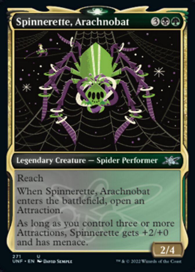 Spinnerette, Arachnobat (Showcase) [Unfinity] | Exor Games New Glasgow