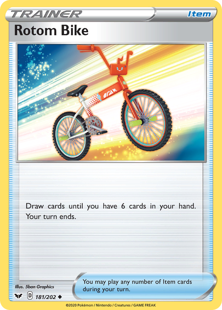 Rotom Bike (181/202) [Sword & Shield: Base Set] | Exor Games New Glasgow