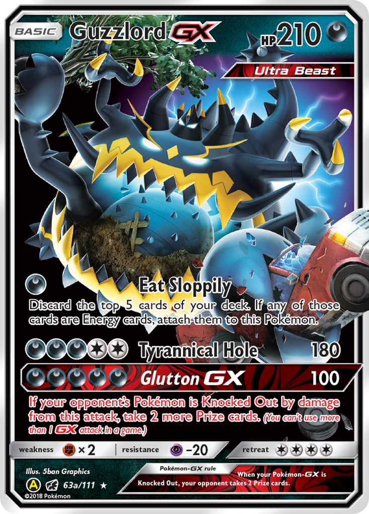 Guzzlord GX (63a/111) [Alternate Art Promos] | Exor Games New Glasgow