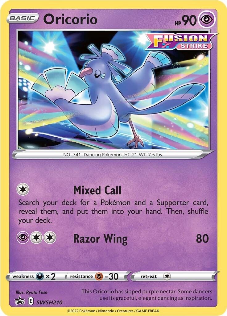 Oricorio (SWSH210) [Sword & Shield: Black Star Promos] | Exor Games New Glasgow