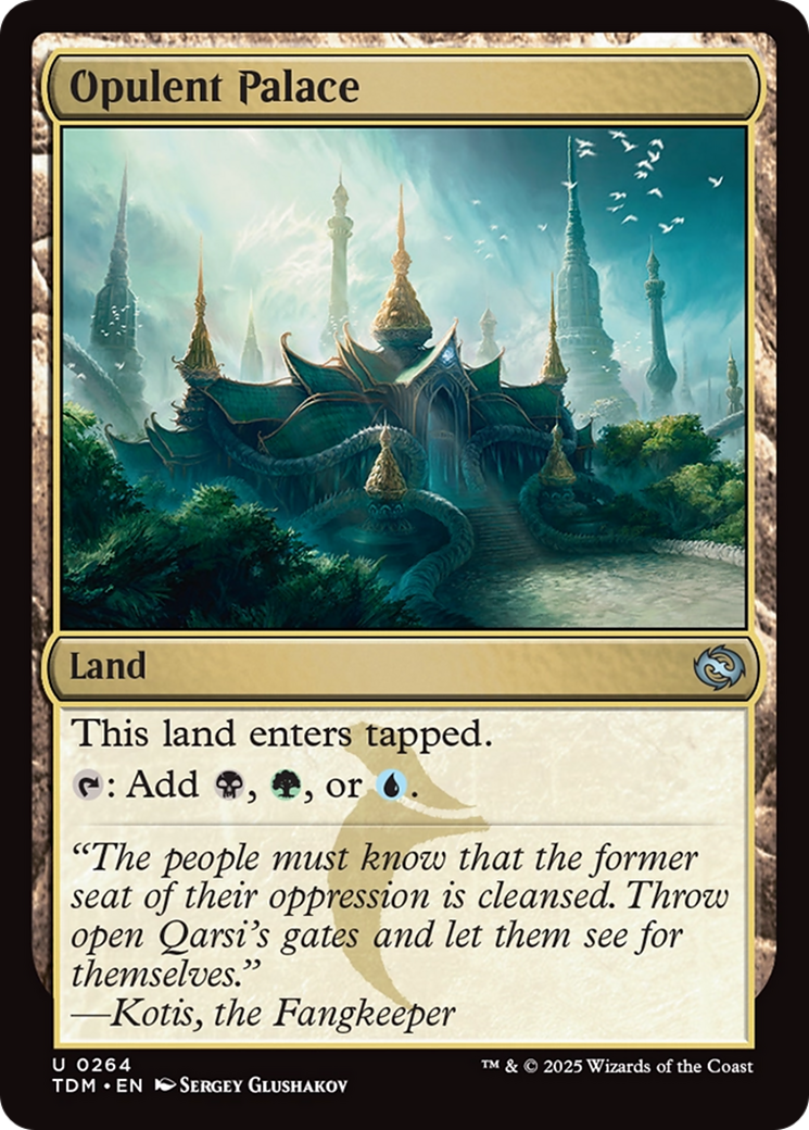 Opulent Palace [Tarkir: Dragonstorm] | Exor Games New Glasgow
