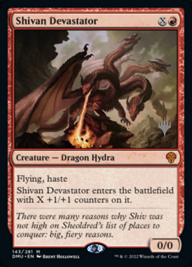 Shivan Devastator (Promo Pack) [Dominaria United Promos] | Exor Games New Glasgow