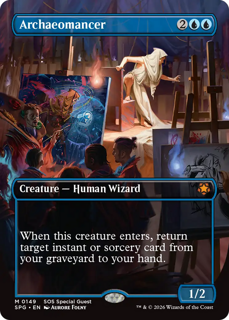 Archaeomancer (Borderless) [Secrets of Strixhaven Special Guests] | Exor Games New Glasgow