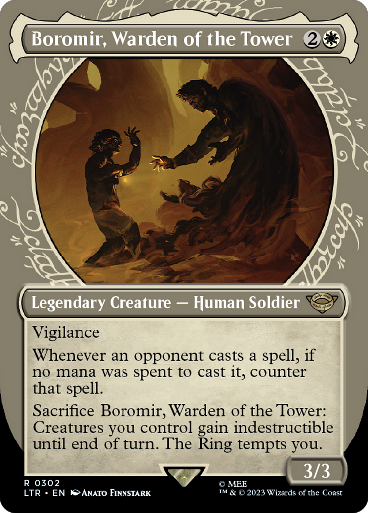 Boromir, Warden of the Tower (Showcase Ring Frame) [The Lord of the Rings: Tales of Middle-Earth] | Exor Games New Glasgow