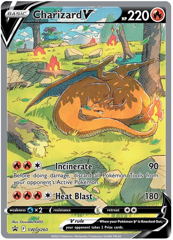 Charizard V (SWSH260) [Sword & Shield: Black Star Promos] | Exor Games New Glasgow