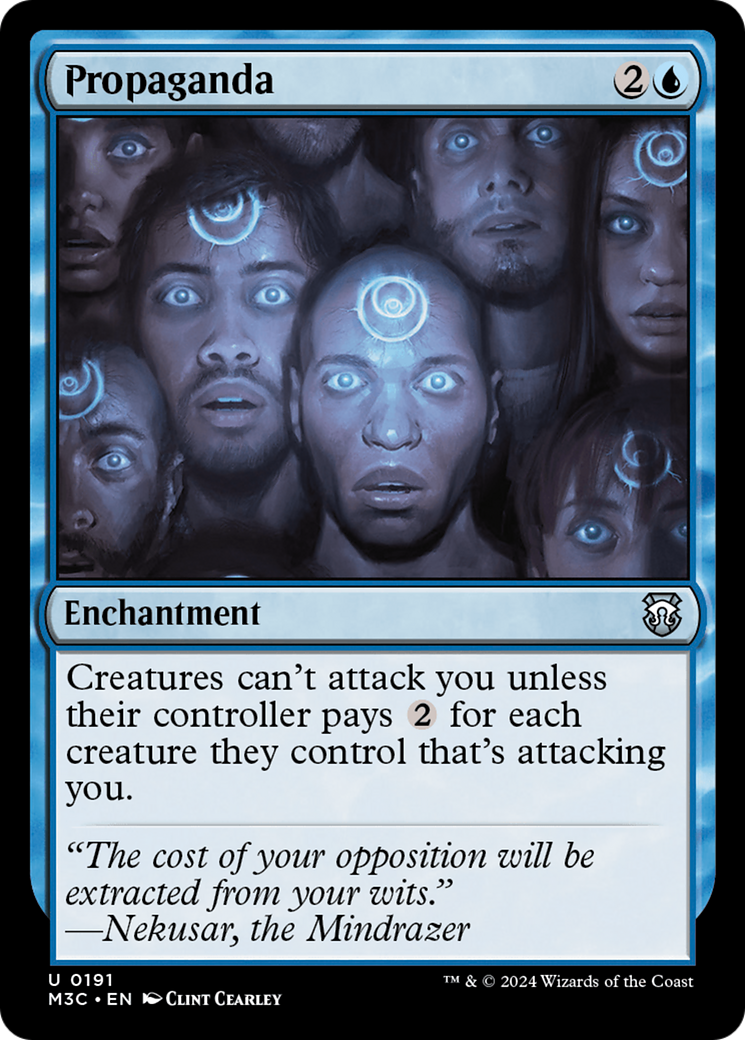 Propaganda (Ripple Foil) [Modern Horizons 3 Commander] | Exor Games New Glasgow