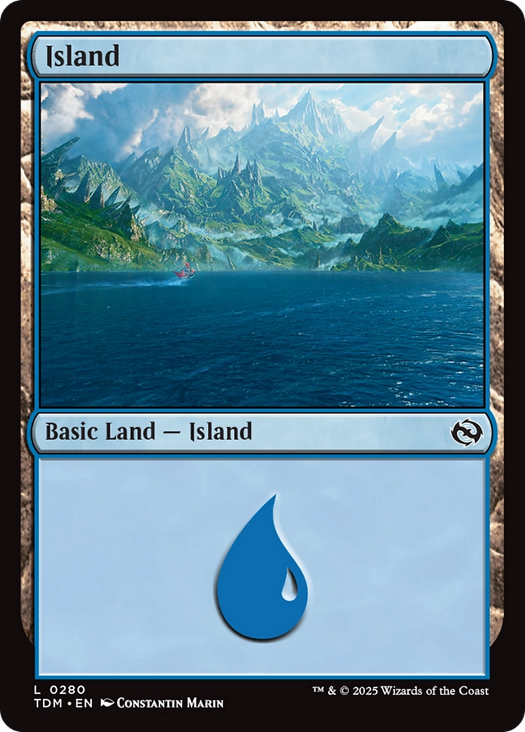 Island (0280) [Tarkir: Dragonstorm] | Exor Games New Glasgow