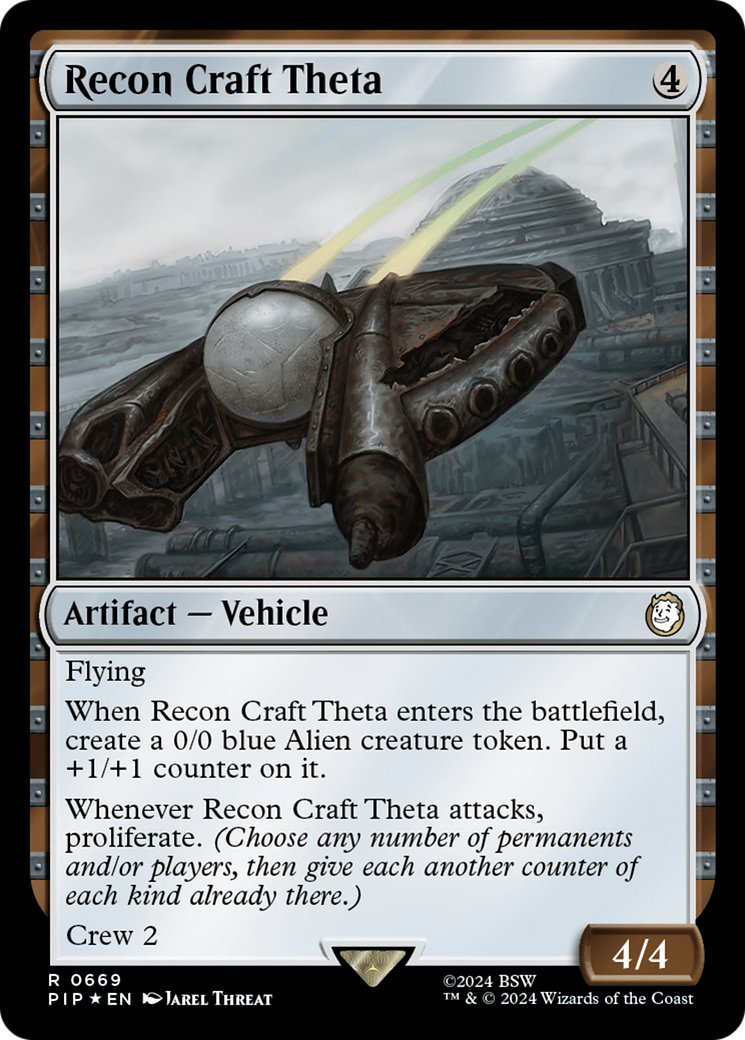 Recon Craft Theta (Surge Foil) [Fallout] | Exor Games New Glasgow