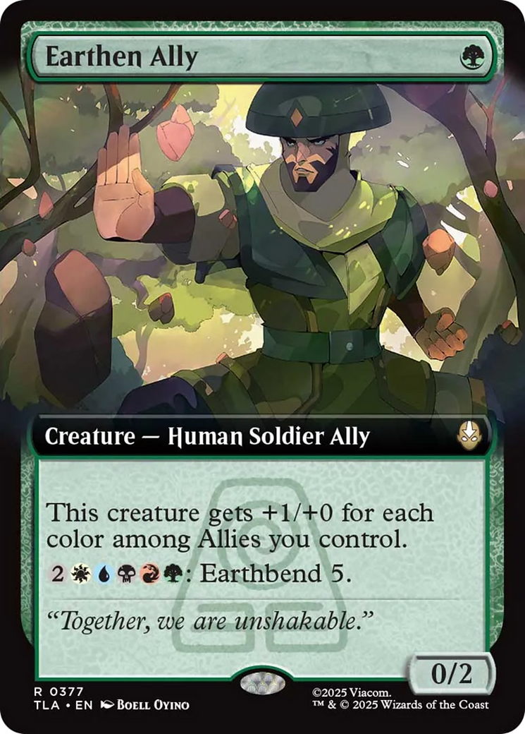 Earthen Ally (Extended Art) [Avatar: The Last Airbender] | Exor Games New Glasgow