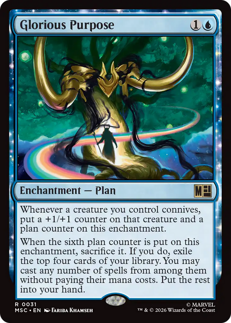 Glorious Purpose (Surge Foil) [Marvel Super Heroes Commander] | Exor Games New Glasgow