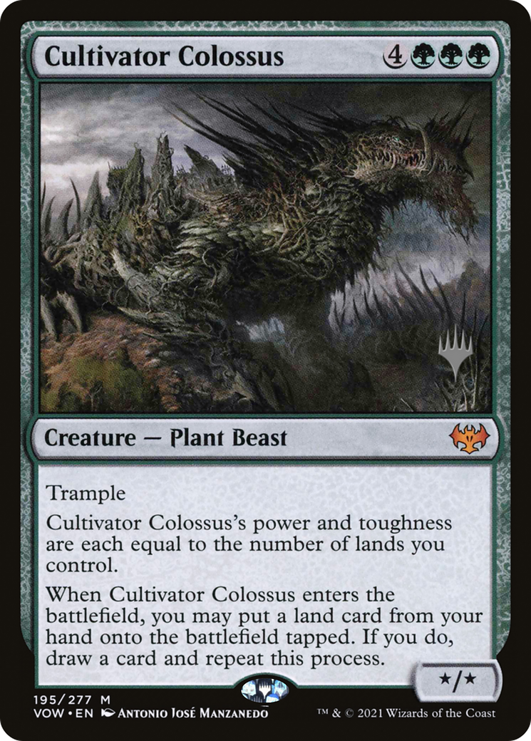 Cultivator Colossus Art Card [Innistrad Remastered Art Series] | Exor Games New Glasgow