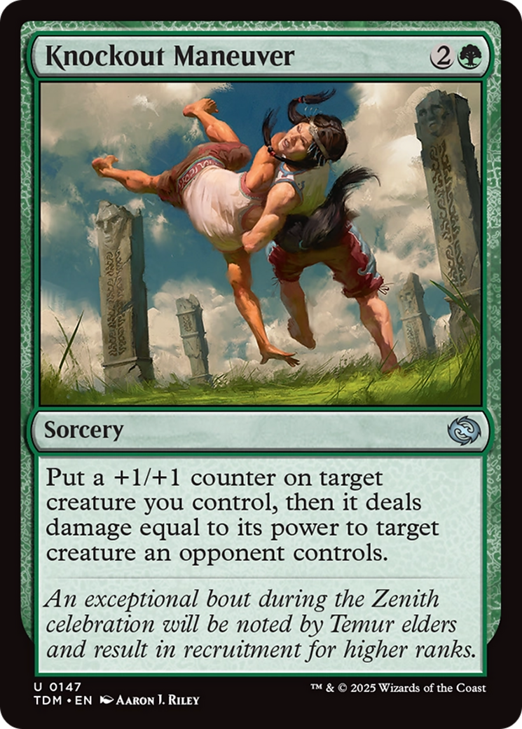 Knockout Maneuver [Tarkir: Dragonstorm] | Exor Games New Glasgow