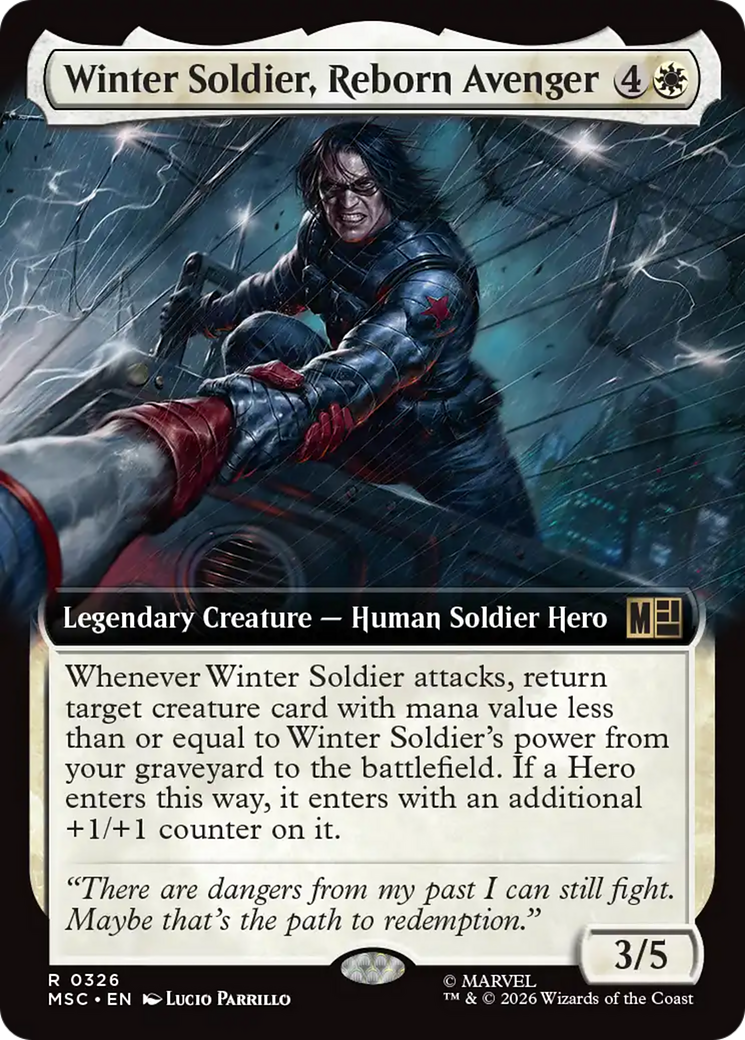 Winter Soldier, Reborn Avenger (Extended Art) [Marvel Super Heroes Commander] | Exor Games New Glasgow