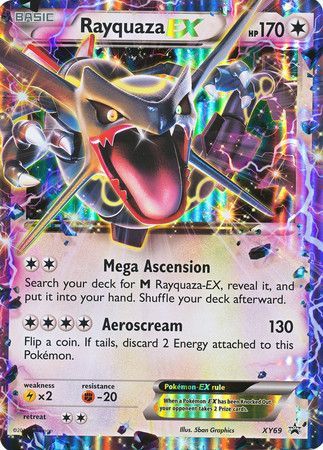 Rayquaza EX (XY69) (Jumbo Card) [XY: Black Star Promos] | Exor Games New Glasgow