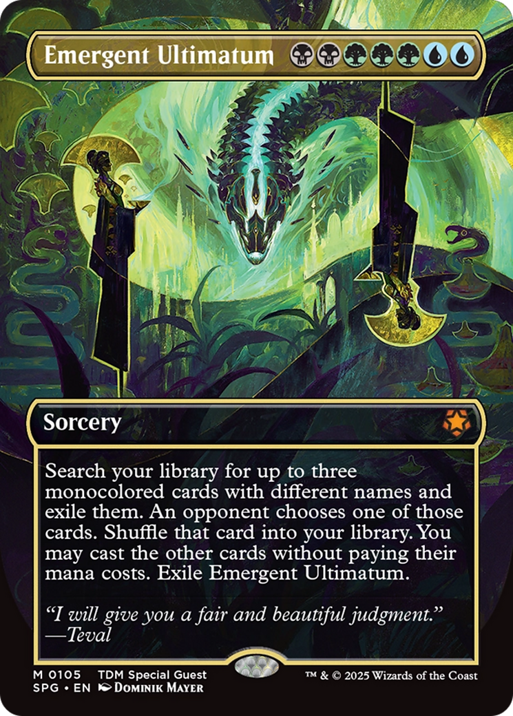 Emergent Ultimatum (Borderless) [Tarkir: Dragonstorm Special Guests] | Exor Games New Glasgow